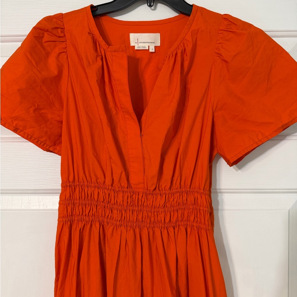 Anthropologie The Somerset Orange Maxi Dress - Picture 5 of 8